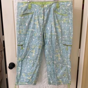 Women’s capris patterned pants from Sigrid Olsen. Excellent condition in 18W
